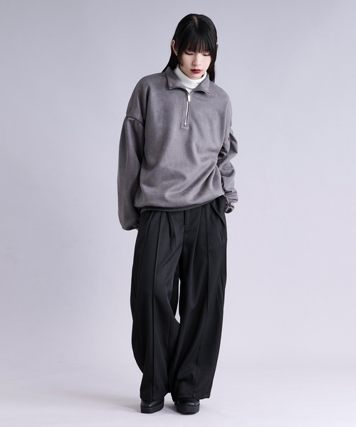 Ellno Loset（エルノロゼット） uvカット ワイドパンツ スラックス
