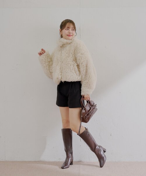 「Chico」 ジャケット FREE ブラウン レディース_画像4