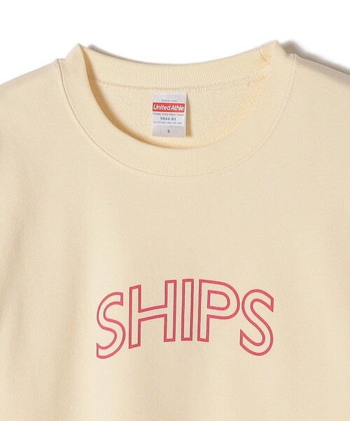「SHIPS」 スウェットカットソー MEDIUM ナチュラル レディース_画像3