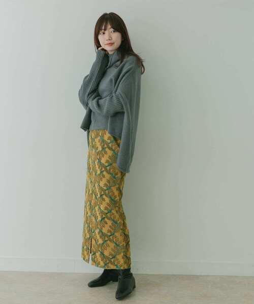 「KBF+」 タイトスカート ONE レッド系その他 レディース_画像4