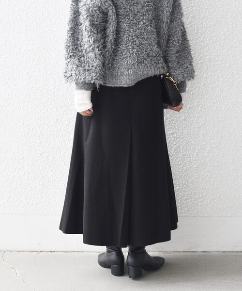 「SHIPS any」 スカート 36 ネイビー レディース_画像8