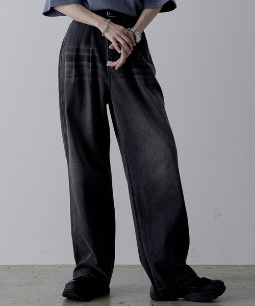 「INTER FACTORY」 デニムパンツ SMALL ブルー メンズ_画像5