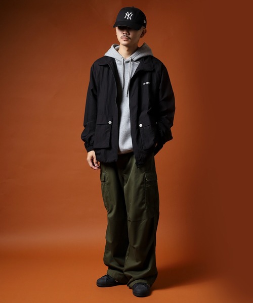 「NERDY」 ナイロンブルゾン SS パープル メンズ_画像2