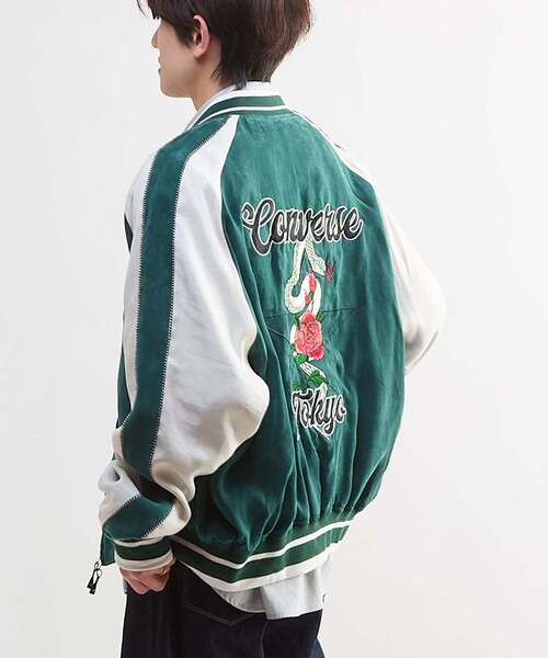 CONVERSE TOKYO スカジャン VINTAGE SATIN SOUVENIR JACKET レディース