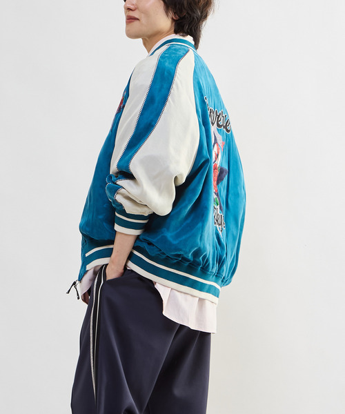 CONVERSE TOKYO スカジャン VINTAGE SATIN SOUVENIR JACKET レディース