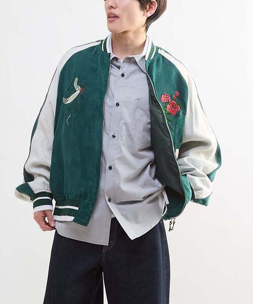 CONVERSE TOKYO スカジャン VINTAGE SATIN SOUVENIR JACKET レディース