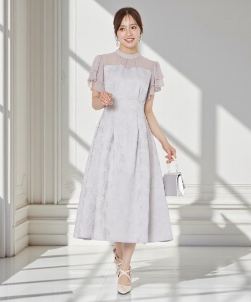 WILLSELECTION（ウィルセレクション） ドレス ジャガードタックフレア
