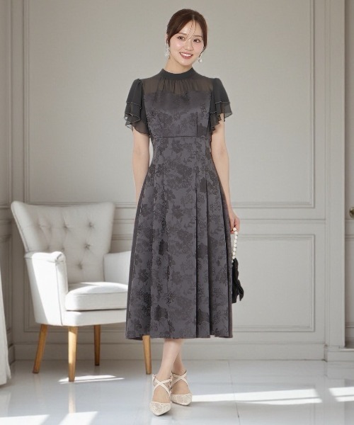 WILLSELECTION（ウィルセレクション） ドレス ジャガードタックフレア