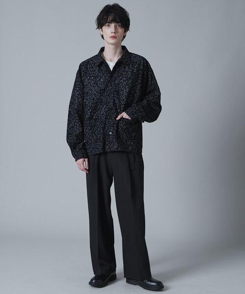 「LUCY」 長袖シャツ MEDIUM ブラック メンズ_画像3