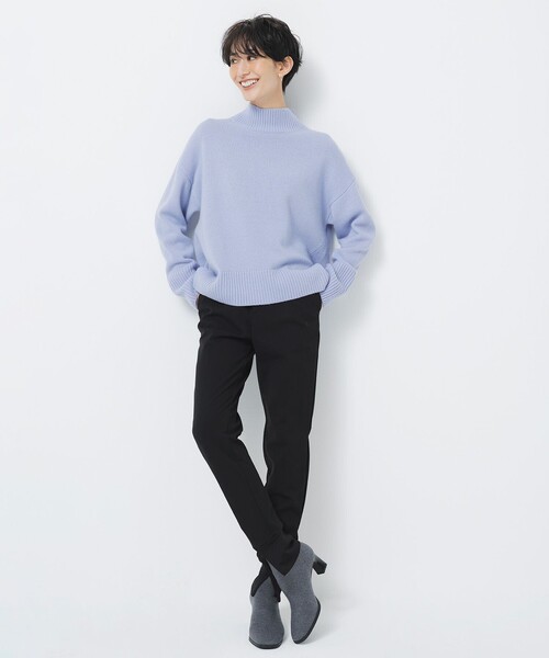 「UNFILO」 イージーパンツ MEDIUM ネイビー レディース_画像2