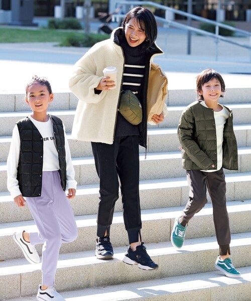 「UNFILO」 イージーパンツ MEDIUM ネイビー レディース_画像8