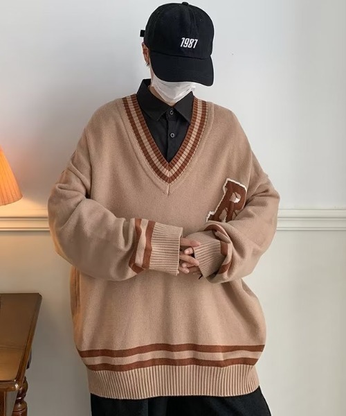 「MGV」 長袖ニット X-LARGE ブラック メンズ_画像5