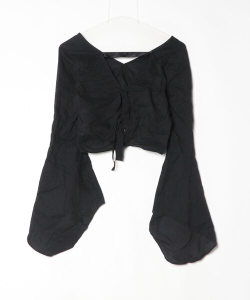「SLY」 長袖ブラウス - ブラック レディース_画像2