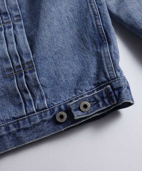 デニムジャケット gジャン FDMTL/ファンダメンタル/PLEATS DENIM JACKET 10YR　WASH メンズ レディースの画像