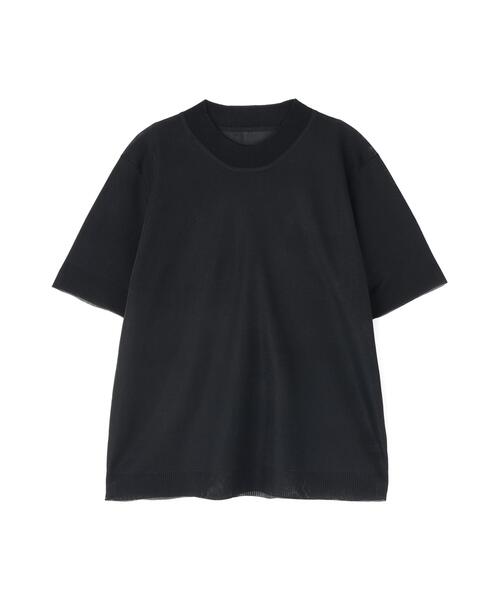 完売品✨【24SS 】アドーア シアーニット プルオーバー カットソー 黒 38 ADORE（アドーア） ニット セーター シアーニット レディース