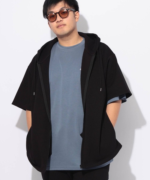 B＆T CLUB（ビーティークラブ） パーカー パーカー 半袖 メンズ 大きい