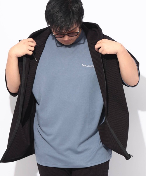 B＆T CLUB（ビーティークラブ） パーカー パーカー 半袖 メンズ 大きい