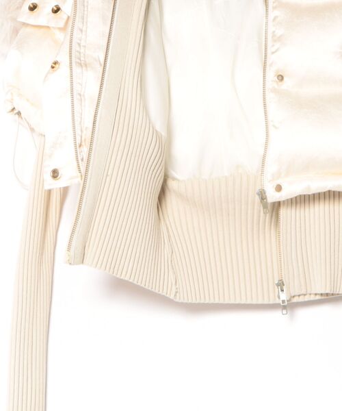 ブルゾン アウター MABEL BOMBER JACKET AW25-MBJ0ECRU レディースの画像