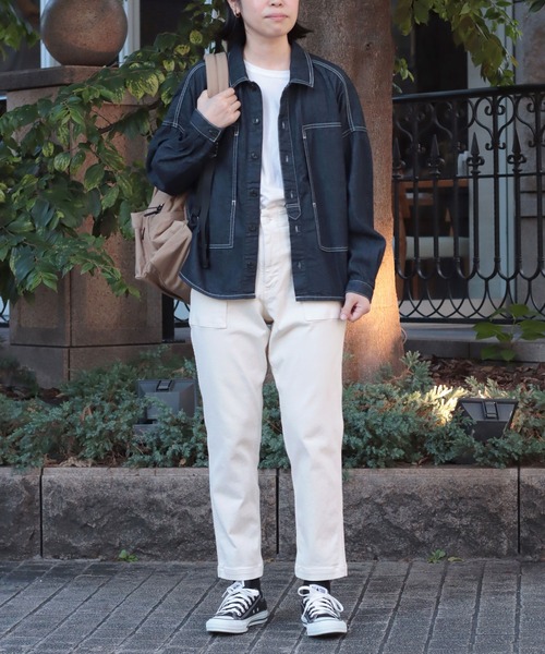 「D.M.G.」 パンツ S オリーブ レディース_画像8