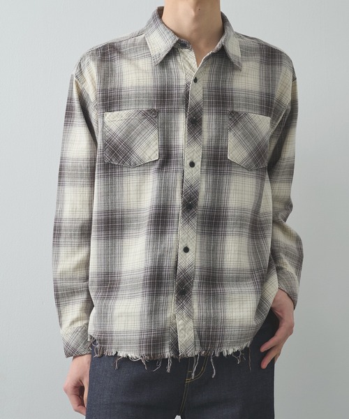Rafu（ラフ） シャツ 「MIYAGIHIDETAKA」Rafu Processed Shirt メンズ