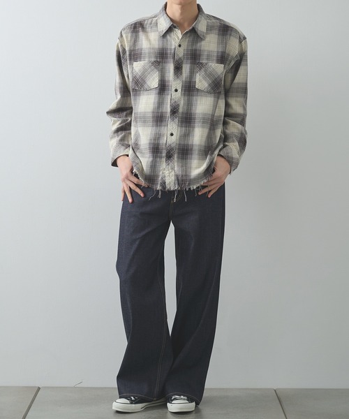 Rafu（ラフ） シャツ 「MIYAGIHIDETAKA」Rafu Processed Shirt メンズ