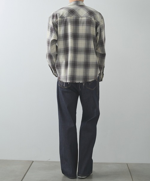 シャツ 「MIYAGIHIDETAKA」Rafu Processed Shirt メンズの画像