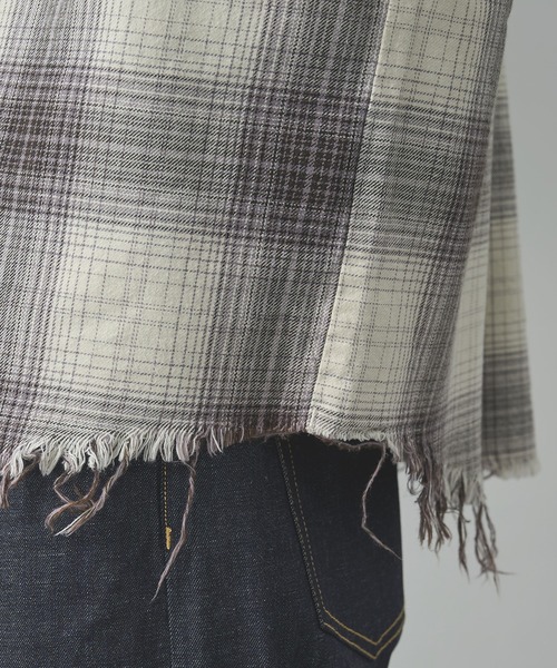 シャツ 「MIYAGIHIDETAKA」Rafu Processed Shirt メンズの画像