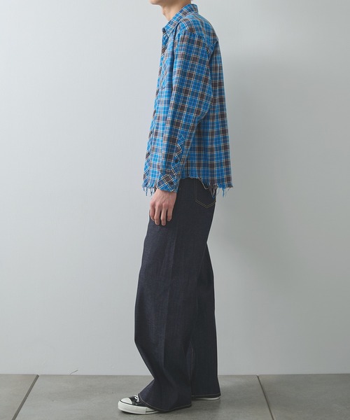 シャツ 「MIYAGIHIDETAKA」Rafu Processed Shirt メンズの画像