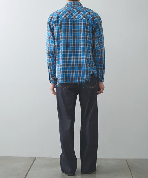 シャツ 「MIYAGIHIDETAKA」Rafu Processed Shirt メンズの画像