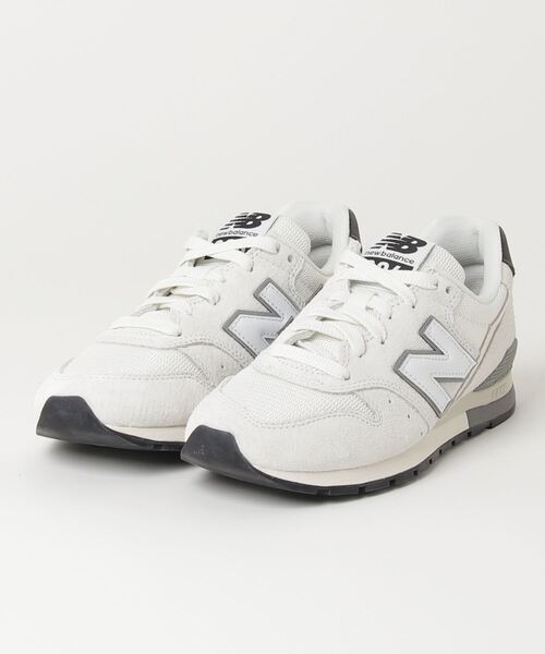 「New Balance」 ローカットスニーカー 27.0cm オフホワイト メンズの画像