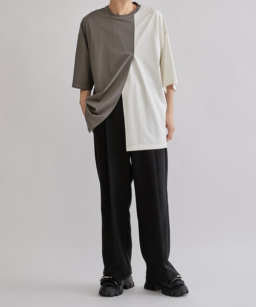 「Lui's」 半袖Tシャツ 1 ブラック メンズ_画像4