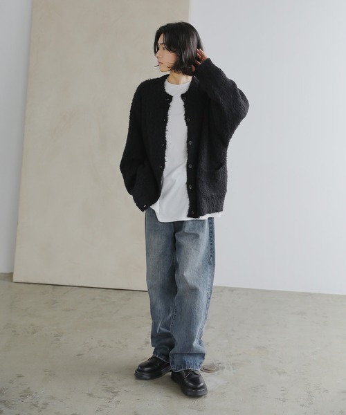 「U.S. POLO ASSN.」 ニットカーディガン S オフホワイト メンズ_画像9