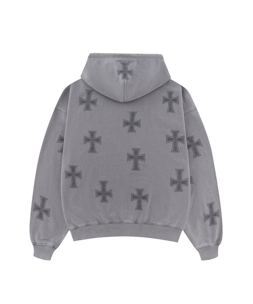 unknown パーカー グレー UNKNOWN LONDON（アンノウンロンドン） ジップアップパーカー L グレー