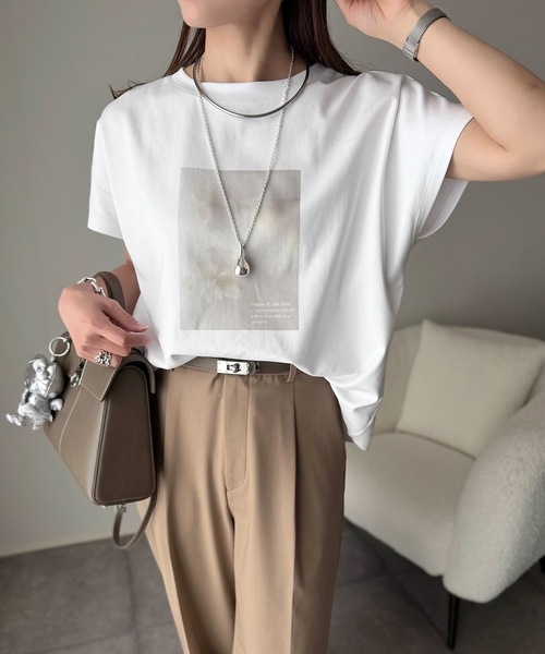 Emma Taylor（エマテイラー） tシャツ シルクタッチスムースドルマン