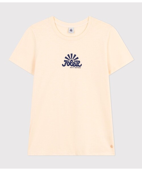 「PETIT BATEAU」 半袖Tシャツ X-SMALL ホワイト レディース_画像4