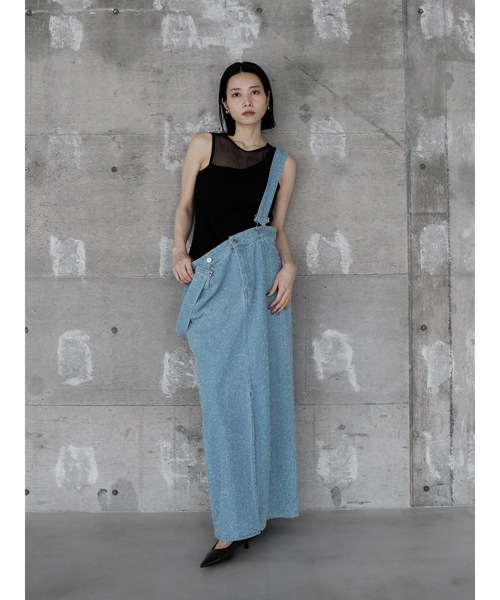 Katrin TOKYO デニムスカート nep denim salopette skirt : ZOZOTOWN