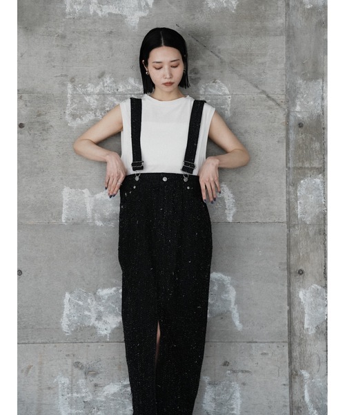 Katrin TOKYO デニムスカート nep denim salopette skirt : ZOZOTOWN