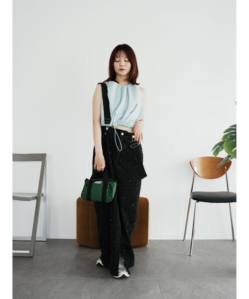 Katrin TOKYO デニムスカート nep denim salopette skirt : ZOZOTOWN