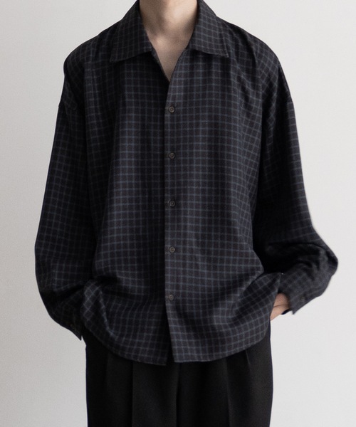 「Casper John」 長袖シャツ MEDIUM ナチュラル メンズ_画像9