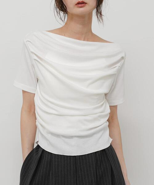 SENSE OF PLACE by URBAN RESEARCH tシャツ 半袖 シアードレープトップ