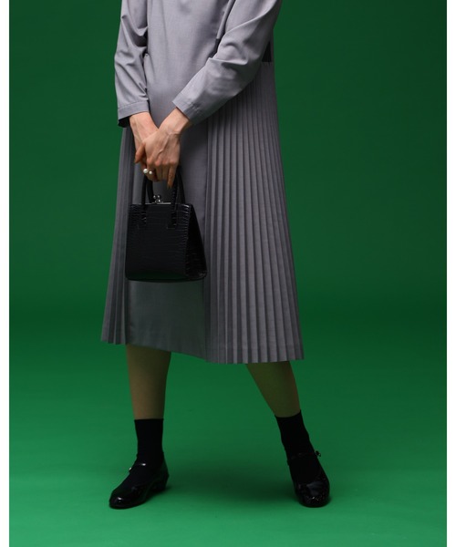 「Kelen」 長袖ワンピース M ライトグレー レディース_画像6