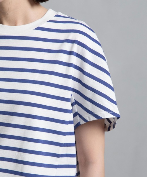 「MARECHAL TERRE」 半袖Tシャツ MEDIUM ブラック系その他 レディース_画像6