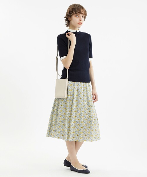 「MACKINTOSH PHILOSOPHY」 半袖ニット 36 パープル レディース_画像6