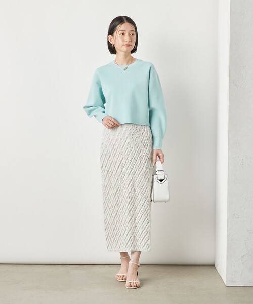 「NOLLEY'S Sophi」 スカート FREE シルバー レディース_画像2