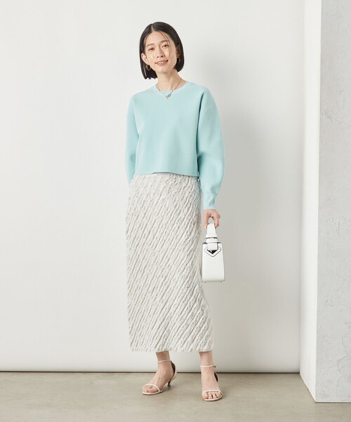 「NOLLEY'S Sophi」 スカート FREE シルバー レディース_画像6