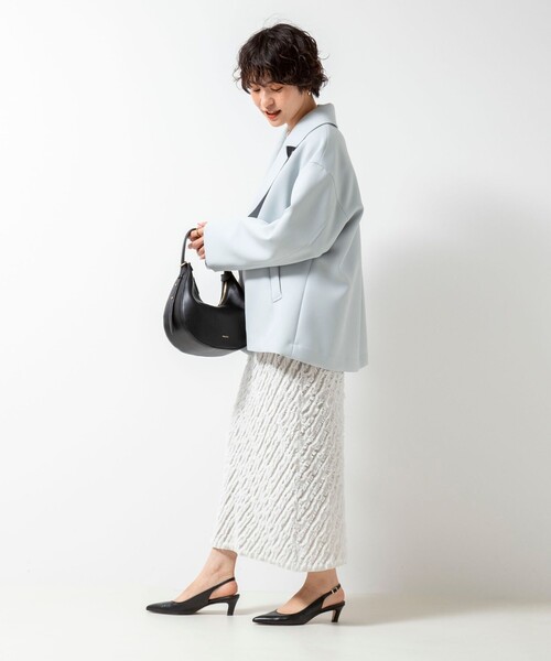 「NOLLEY'S Sophi」 スカート FREE シルバー レディース_画像8