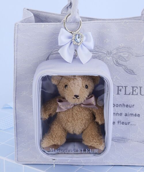Maison de FLEUR（メゾンドフルール） ポーチ 「WEB限定」ブルーマニア