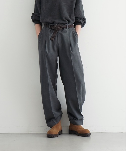 KAIKO（カイコー） ワイドパンツ スラックス KAIKO Wool wide slacks