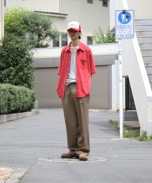 KAIKO（カイコー） ワイドパンツ スラックス KAIKO Wool wide slacks