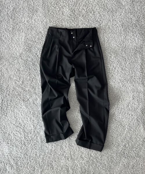 KAIKO（カイコー） ワイドパンツ スラックス KAIKO Wool wide slacks